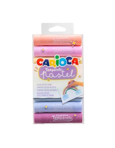 Carioca Temperello Pastel μαρκαδόροι ζωγραφικής 8 χρωμάτων