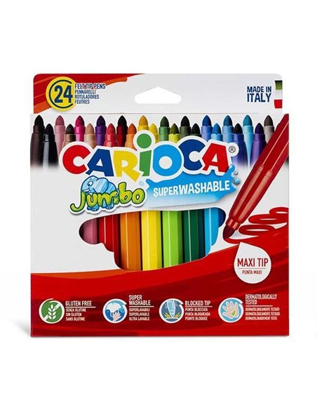 Carioca Jumbo μαρκαδόροι 24 χρωμάτων