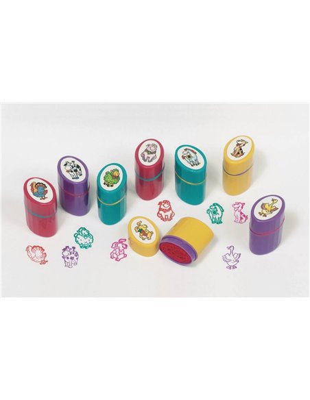 Goki σφραγίδες με ζωάκια 8 σχέδια Υ4εκ.