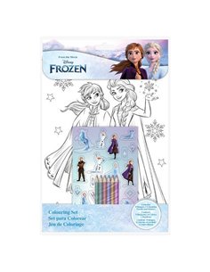 Σετ ζωγραφικής "Frozen" με ξυλομπογιές Y31x21x2εκ.