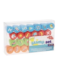 Σφραγίδες παιδικές Οχήματα 26 τεμάχια