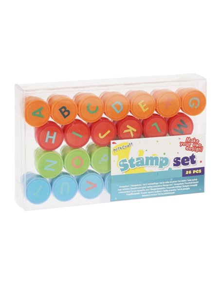 Σφραγίδες παιδικές αγγλικό αλφάβητο 26 τεμάχια