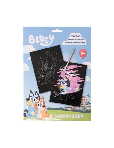Σετ scratch art Bluey Α5 15χ21εκ.