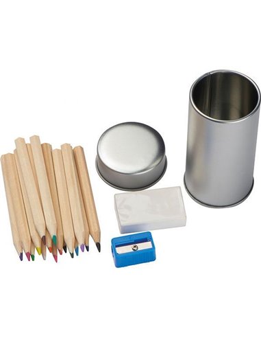 Σετ ζωγραφικής μίνι σε μεταλλικό κουτί Υ9,1xØ4,7εκ.