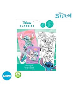 Σετ ζωγραφικής "Stitch", με ξυλομπογιές 28,5x21x1εκ.