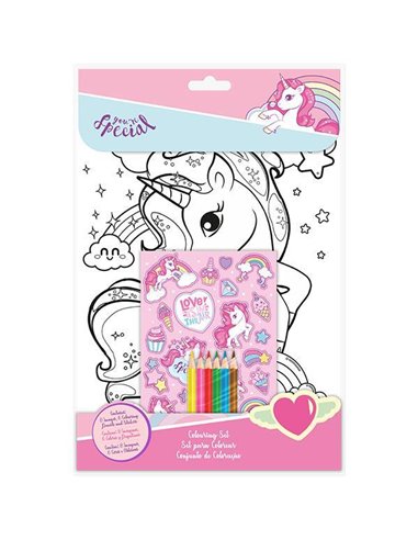 Σετ ζωγραφικής "Unicorn" με ξυλομπογιές Y31x21x2εκ.