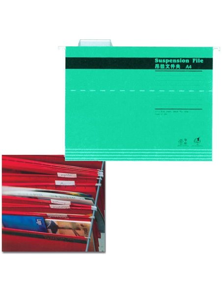 Κρεμαστοί φάκελοι Υ24,3x31,9εκ πράσινοι