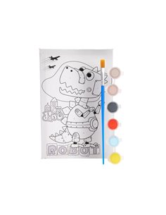 Καμβάς ζωγραφικής με νερομπογιές Next ρομποτ Υ29,5x19,7x1,7εκ.