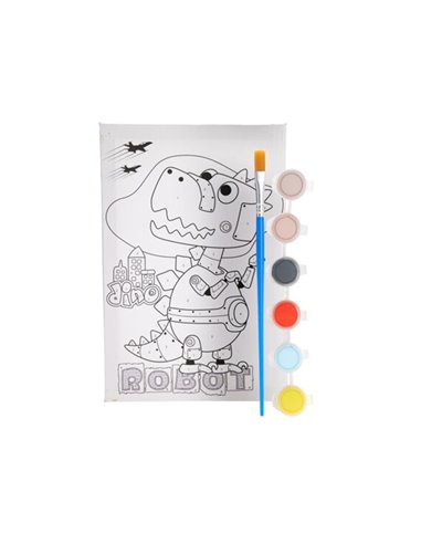 Καμβάς ζωγραφικής με νερομπογιές Next ρομποτ Υ29,5x19,7x1,7εκ.