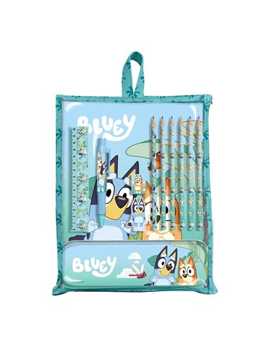 Σετ ζωγραφικής 12 τεμαχίων Bluey σε τσάντα δώρου 30x22,5x2εκ.