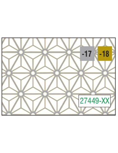 Next χαρτί περιτυλίγματος 16 φύλλα 70x100εκ. "μοτίβο αστέρια" ασημί