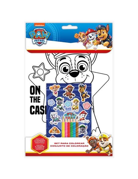 Σετ ζωγραφικής "Paw Patrol" με ξυλομπογιές Y31x21x2εκ.