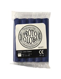 Πολυμερικός πηλός 50γρ. σκούρο μπλε