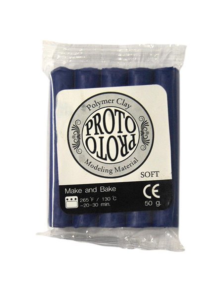 Πολυμερικός πηλός 50γρ. σκούρο μπλε