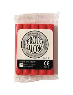 Πολυμερικός πηλός 50γρ. φουξ