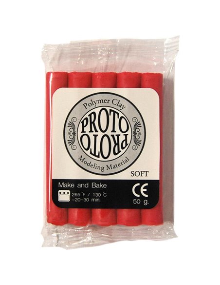 Πολυμερικός πηλός 50γρ. φουξ