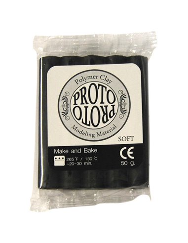 Πολυμερικός πηλός 50γρ. μαύρος