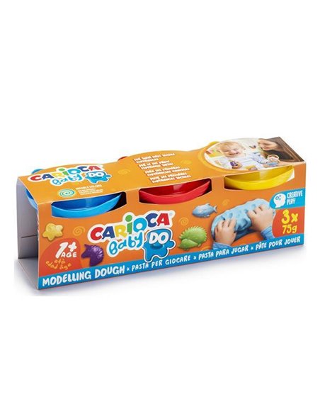 Carioca πλαστοζυμαράκια Baby 3x75gr