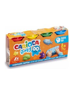 Carioca πλαστοζυμαράκια Baby 8x75gr