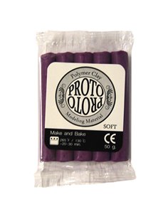 Πολυμερικός πηλός 50γρ.μωβ