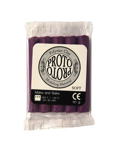 Πολυμερικός πηλός 50γρ.μωβ