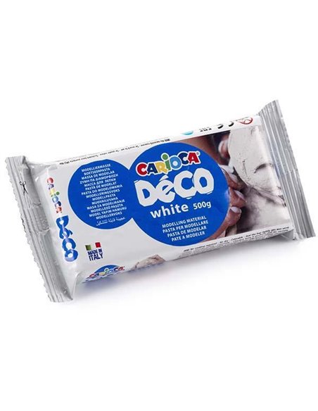 Carioca Decò λευκός πηλός 500gr.