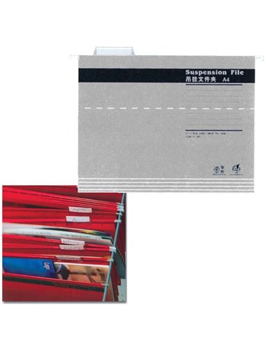 Κρεμαστοί φάκελοι F/C Υ24,5x40,5εκ. γκρι