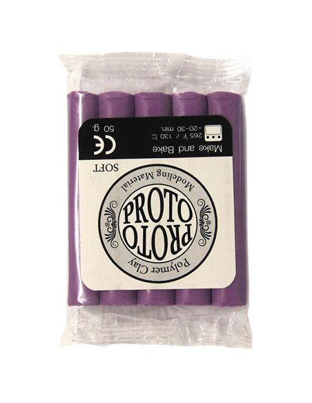 Πολυμερικός πηλός 50γρ. βιολετί