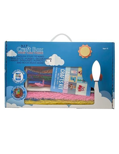 Σετ χειροτεχνίας 1300 τεμ. σε χάρτινη βαλίτσα Υ8,5x38x23εκ.