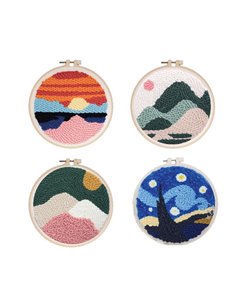 Σετ κεντήματος-εργόχειρο τοπία Υ20x20x2εκ.