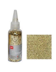 Glitter σκόνη 1/64'' σε μπουκάλι χρυσή 40γρ.
