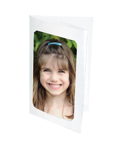 Next χαρτοκορνίζα λευκή 23x15.5εκ. για φωτό 13x18εκ.