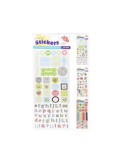 Αυτοκόλλητα 3 σελίδες 110 σχέδια από ζωάκια