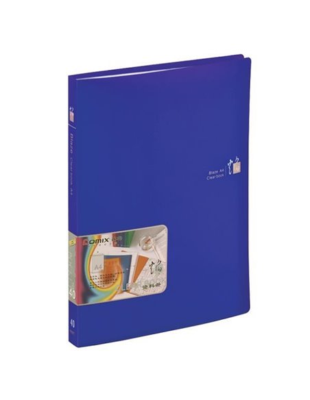 Comix σούπλ blaze Α4, 40 θήκες PP μωβ A4 Υ31x23,5x2,5εκ.