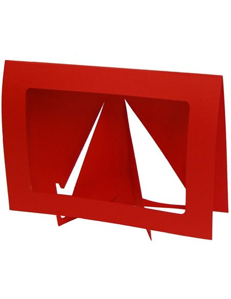 Next χαρτοκορνίζα κόκκινη 20x14.5εκ. για φωτό 13x18εκ.