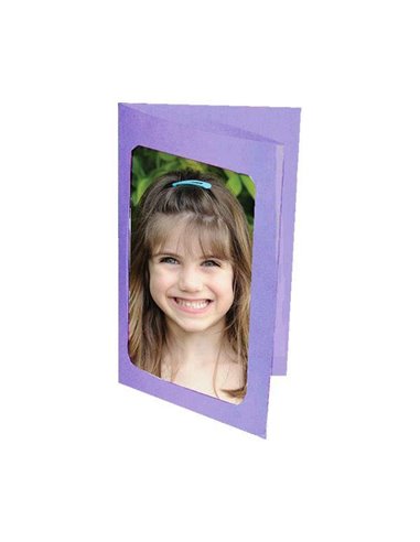 Next χαρτοκορνίζα λιλά 23x15.5εκ. για φωτό 13x18εκ.