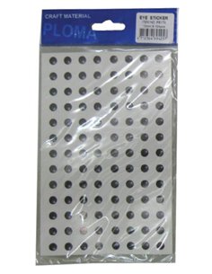 Μάτια αυτοκόλλητα 10χιλ. σε καρτέλα 104 τεμάχια