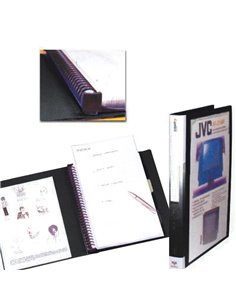 Comix σούπλ 20 φύλλων σπιράλ PP μαύρο A4 Υ31,5x26x3εκ.