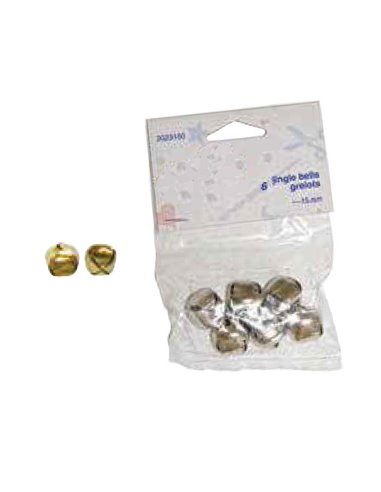 Κουδουνάκι χρυσό 6χιλ. 10τεμ.