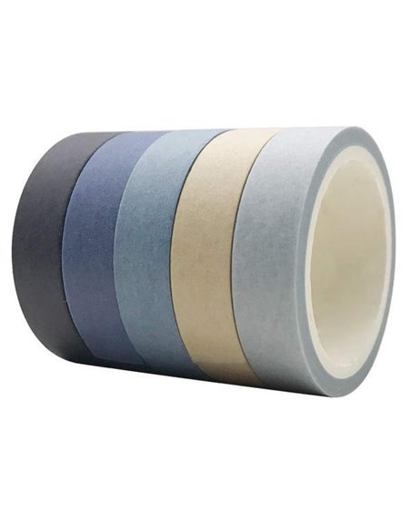 Αυτοκόλλητες κορδέλες αποχρώσεις Drifting snow 5 τμχ