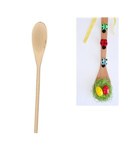 Κουτάλες ξύλινες χειροτεχνίας 10 τεμ 30εκ.