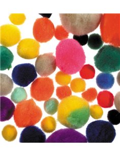 Πομ πον 100τεμάχια σε διάφορα χρώματα