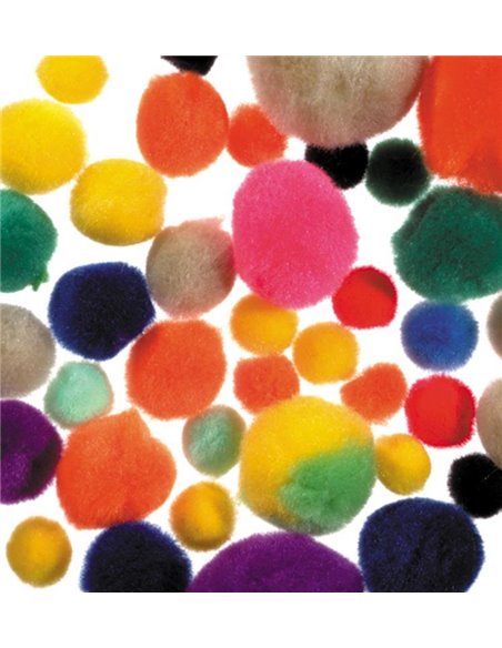 Πομ πον 100τεμάχια σε διάφορα χρώματα