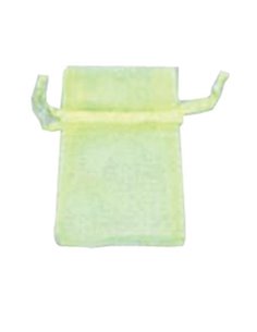 Πουγκιά οργαντέ λαχανί 10x8εκ. 100τμχ