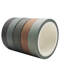 Αυτοκόλλητες κορδέλες αποχρώσεις Forest 5 τμχ