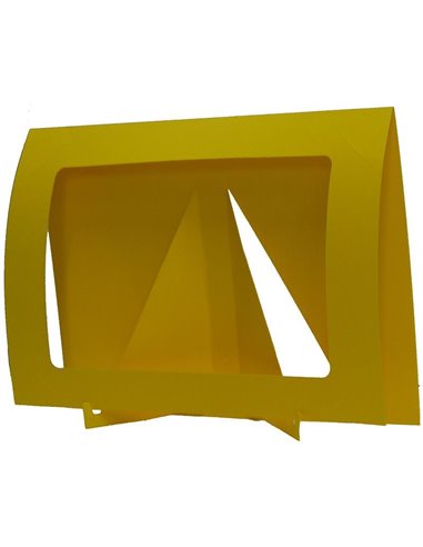 Next χαρτοκορνίζα κίτρινη 20x14.5εκ. για φωτό 13x18εκ.