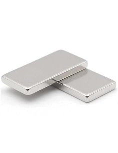 Μαγνήτες νίκελ αυτοκόλλητοι παραλληλόγραμμοι 30x10χιλ. πάχος 1χιλ. 100 τμχ.