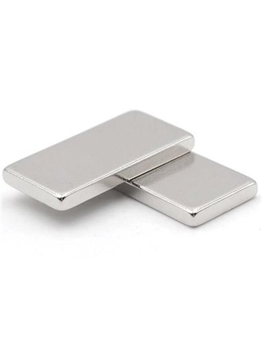 Μαγνήτες νίκελ αυτοκόλλητοι παραλληλόγραμμοι 30x10χιλ. πάχος 1χιλ. 100 τμχ.