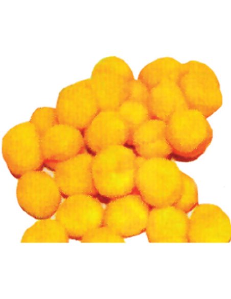 Πομ πομ 3εκ. κίτρινο 100 τεμάχια