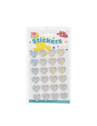 Αυτοκόλλητα Hearts 2,5x2εκ.